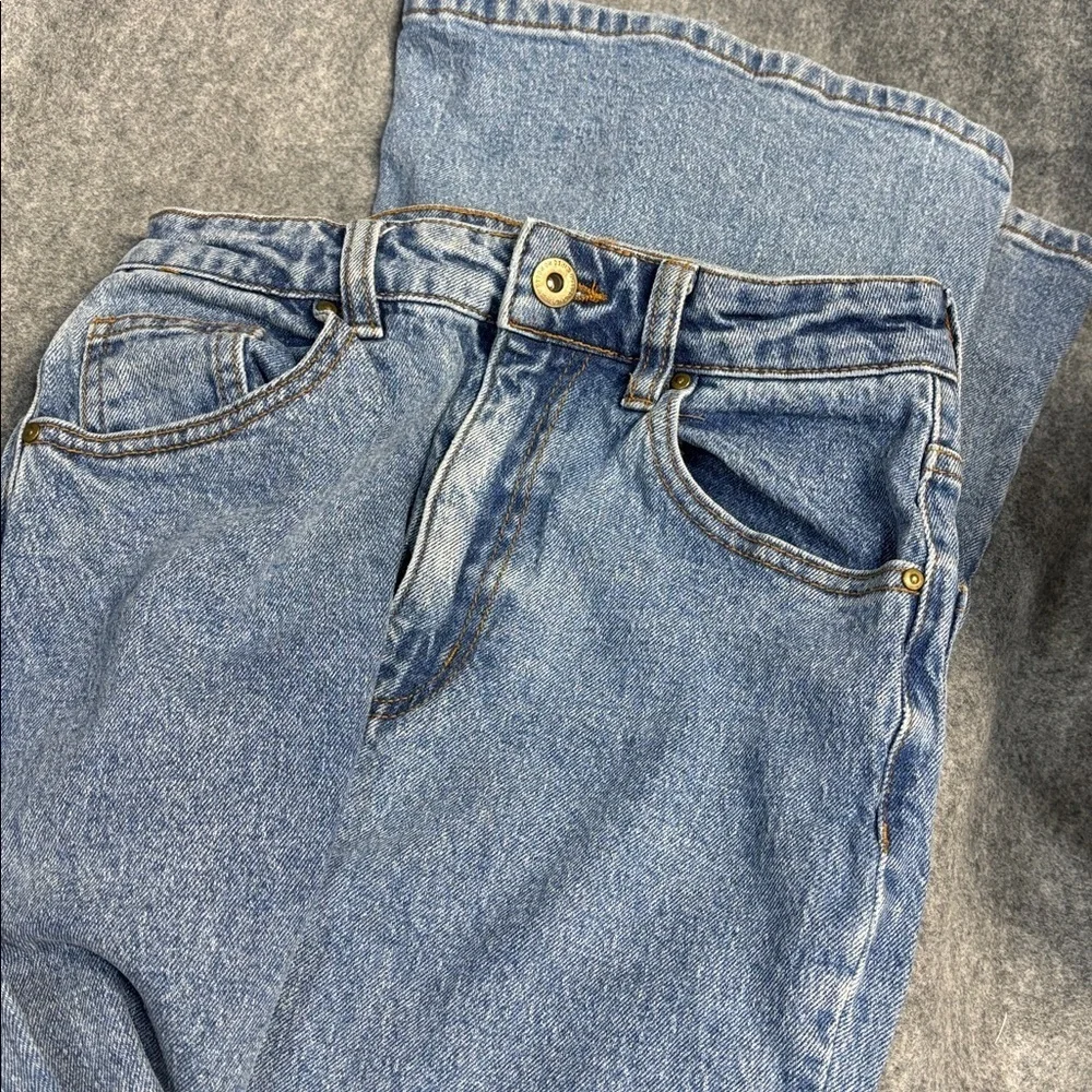 Cotton On Original Flare blue washed 5 pocket size 4 jeans - Picture 3 of 9